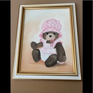 Vintage hand painted painting
